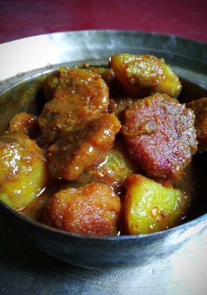 কাঁচাকলার ডালনা (kachakolar dalna recipe in Bengali) রেসিপির প্রধান ছবি
