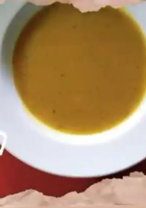 Una foto de Crema de zanahoria y chayote (sin leche)