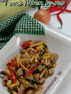 Foto resep Tumis putren bakso