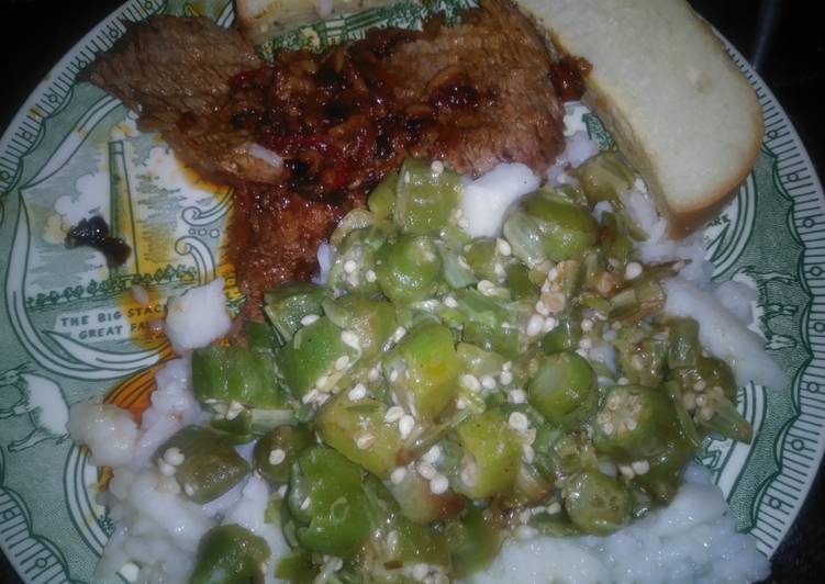 Tri-Tip Roast With Orka & Rice By Anita I.T.K.♥?