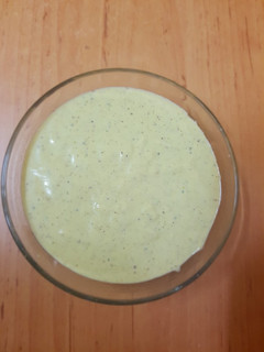 Una foto de Crema pastelera de pistacho