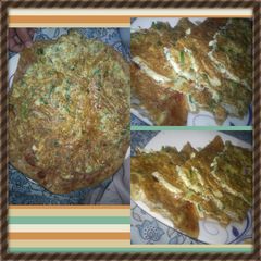 Cheese egg paratha A picture of Cheese egg paratha.