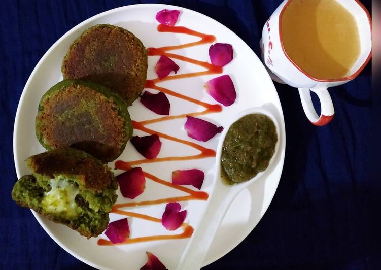 How to Prepare Speedy Palak chole cheese kabab