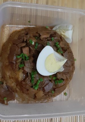 Foto resep Nasi Tim Ayam Jamur Tiram
