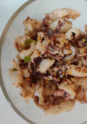 প্যান গ্রিলড স্কুইড রেসিপির প্রধান ছবি