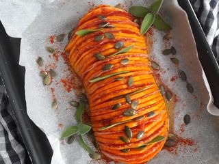 Butternut façon Hasselback.