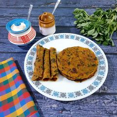 A picture of Methi Thepla.