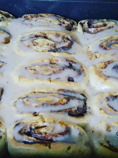 A picture of Cinnamon rolls.