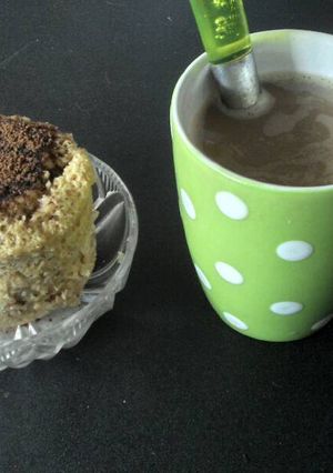 Una foto de Mini bizcochuelo en taza bajo en calorías