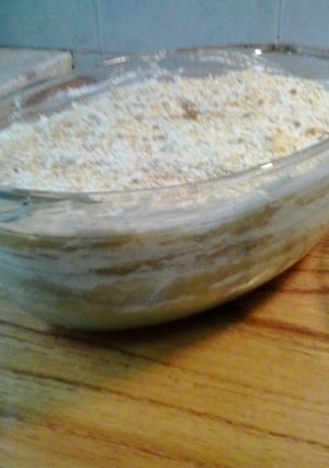 Una foto de Postre de manzanas