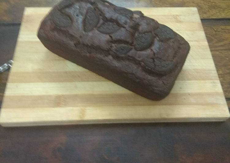 Recipe of Homemade Oreo Chocolate loaf cake