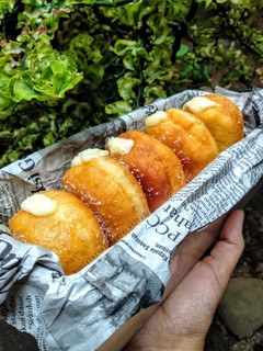 Foto resep Vanilla Custard Cream Filled Bomboloni Doughnuts