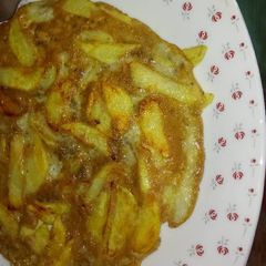 A picture of Chips Mayai.