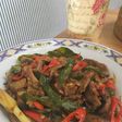 Oseng Daging Cabe Ijo