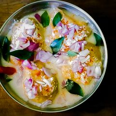 A picture of Dahibara / Dahi vada.