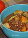 Guiso de lentejas - Cocina india