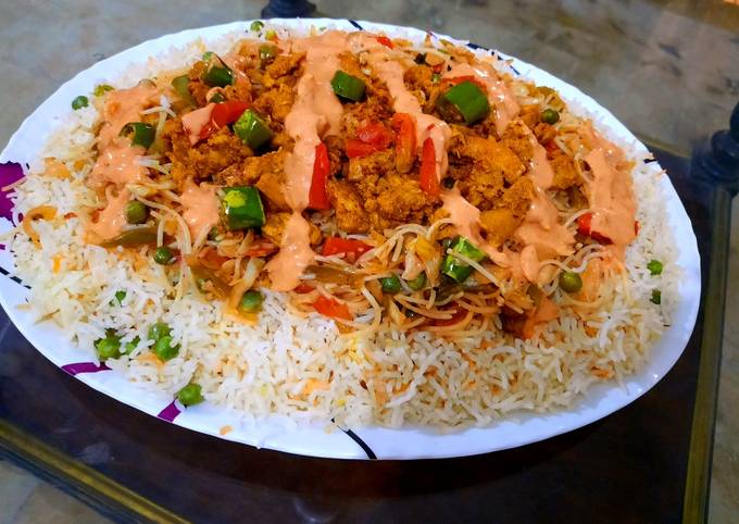 Steps to Make Homemade Singaporean Rice😍