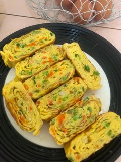 Foto resep Telor dadar gulung sayur