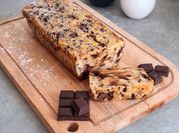 Une photo de pudding chocolat