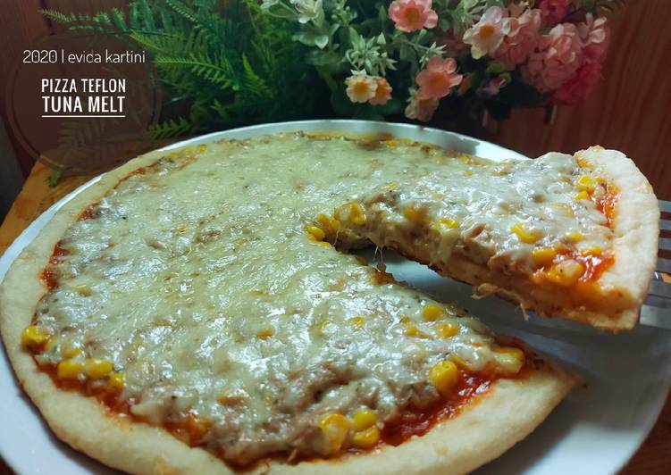 Langkah Mudah untuk Menyiapkan Pizza Teflon Tuna Melt Jadi, Lezat Sekali