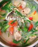 Canh chua cá bớp kiểu miền trung
