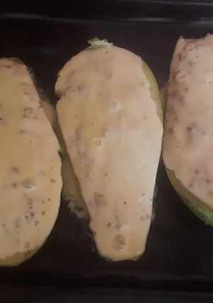 Una foto de Zapallo italiano relleno