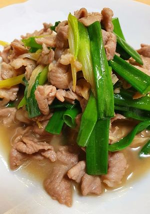 蔥爆豬肉 的食譜成品照片