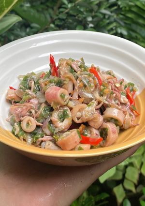 Foto resep Cumi Asin Cabai Ijo (Sambal Ijo)