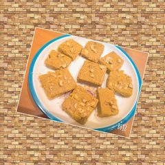 A picture of Instant besan ki barfi....