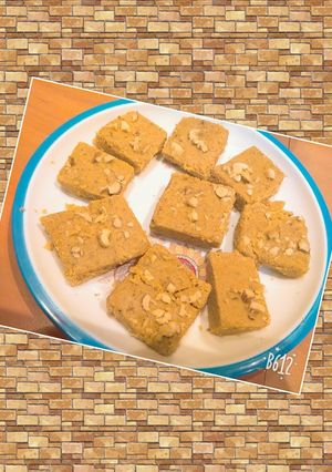 A picture of Instant besan ki barfi....