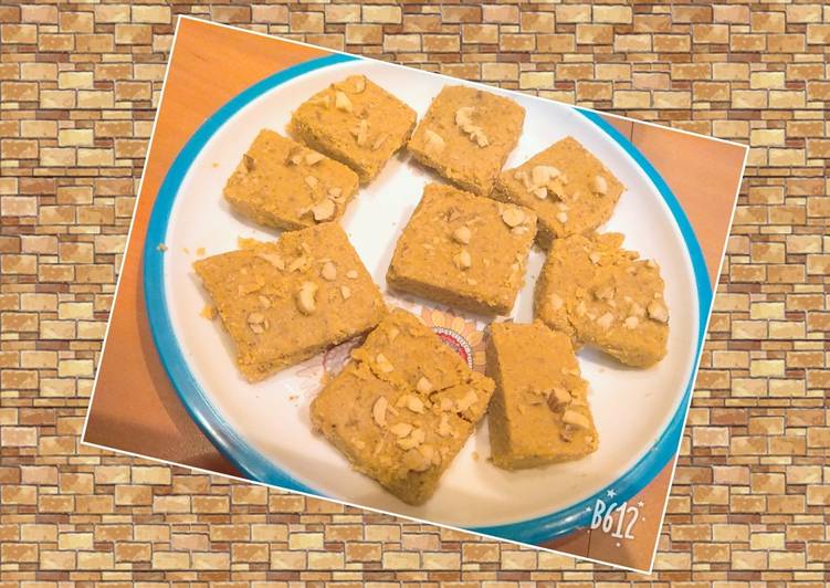 Instant besan ki barfi...