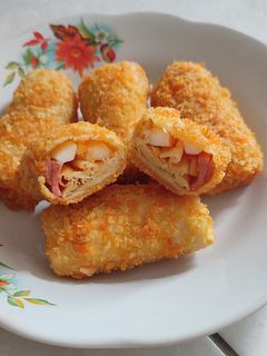 Foto resep Risol Mayo Simpel (isi telur dan sosis)