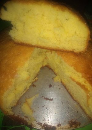 Una foto de Bizcochuelo casero para acompañar ricos mates o para cumpleaños