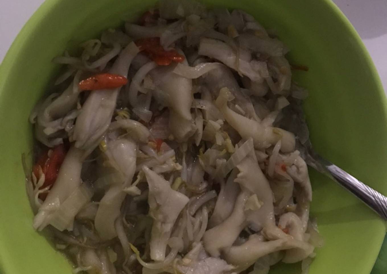 Jamur tumis toge non-MSG magic com