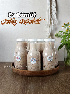 Foto resep Es Lumut Jelly Cokelat