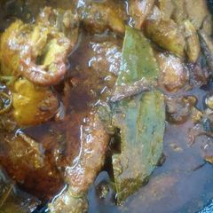 A picture of Chicken curry.