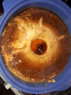 Una foto de Flan casero