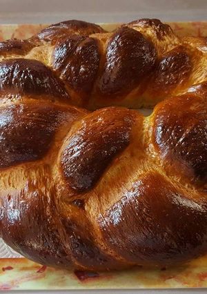 Bögrés fonott kalács recept fotója