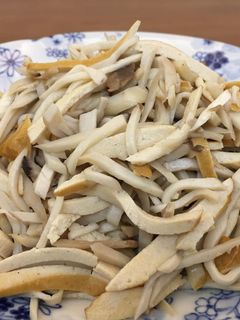 杏鮑菇炒豆乾 的食譜成品照片