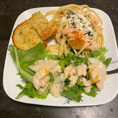 A picture of Creamy Salmon Pasta.