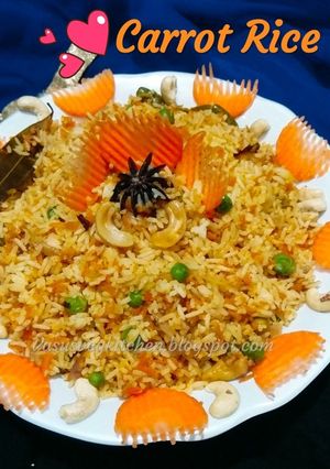 A picture of Carrot Rice.