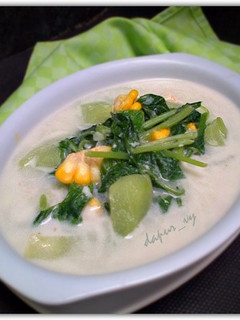 Foto resep Bobor BAYAM Labu Siam (#pr_masakanbersantan)