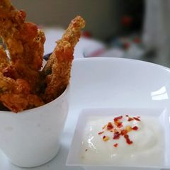 A picture of Zucchini fingers.