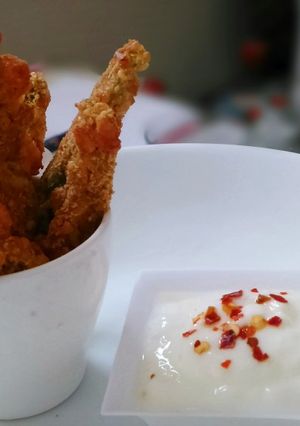 A picture of Zucchini fingers.