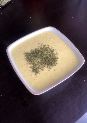 Una foto de Crema de choclo