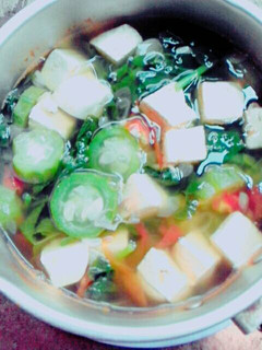 Foto resep Sayur bening(oyong,bayem,tahu)