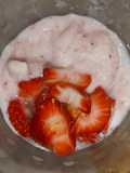 Helado de frutilla