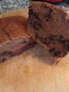 Una foto de Bizcocho sin gluten con pepitas de chocolate y otras variantes