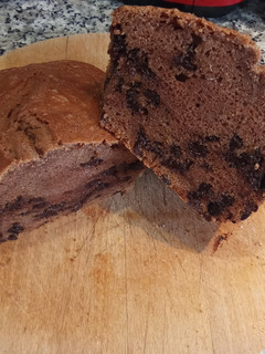 Una foto de Bizcocho sin gluten con pepitas de chocolate y otras variantes