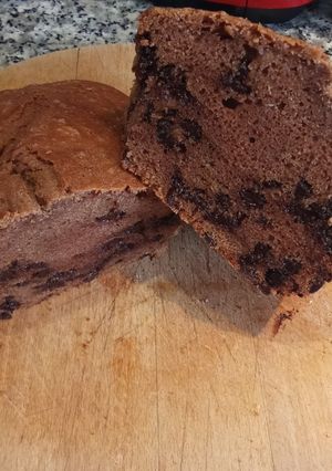 Una foto de Bizcocho sin gluten con pepitas de chocolate y otras variantes